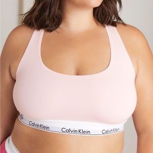 Calvin Klein pink sports bra